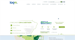 Desktop Screenshot of loginlogistica.com.br